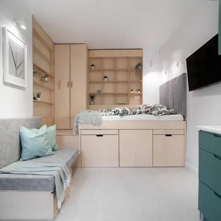 Апартаменты Tiny House Brzezno - 100m Od Plazy Гданьск