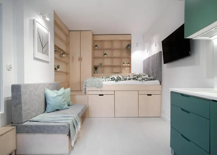 公寓 Tiny House Brzezno - 100m Od Plazy 格但斯克